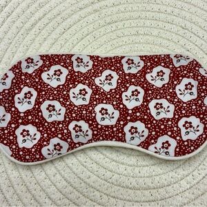 Rylee + Cru Red Floral Kids Face Mask in ruby fluer